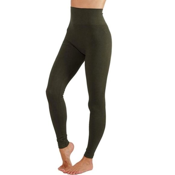 Pants - Highwaisted Breathable Cotton Leggings